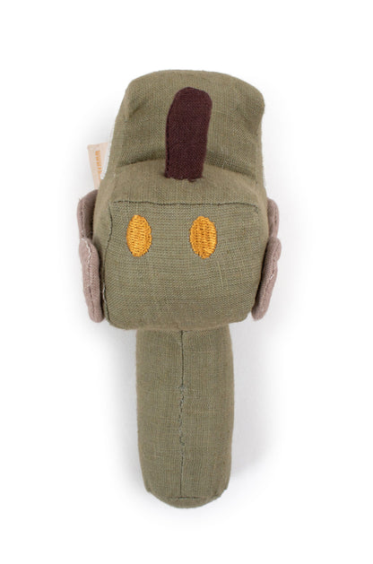 FILIBABBA - Linnedjingle Traktor - Mjuk & Ekologiskt Vänlig Rolighet 🚜🌿