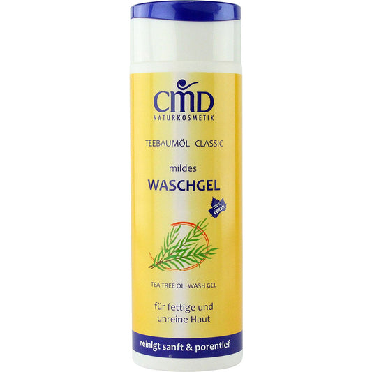 CMD Naturkosmetik - Tea Tree Oil Face Wash Gel - Gentle & Deep Cleansing for Sensitive Skin 🌿✨