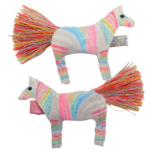 STOR FORLØBERE - Hårklips Diva Zebra - Chic & Stilfulde Accessories til Sjove Looks! 🦓✨