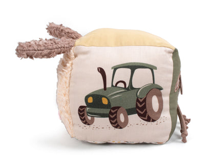 FILIBABBA - Mjuk Aktivitetskub - Engagerande Roligt för Spädbarn 🧸✨