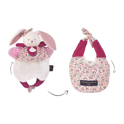 DOUDOU - Amusette Rabbit Convertible Bag - Adorable Comfort! 🐇👜