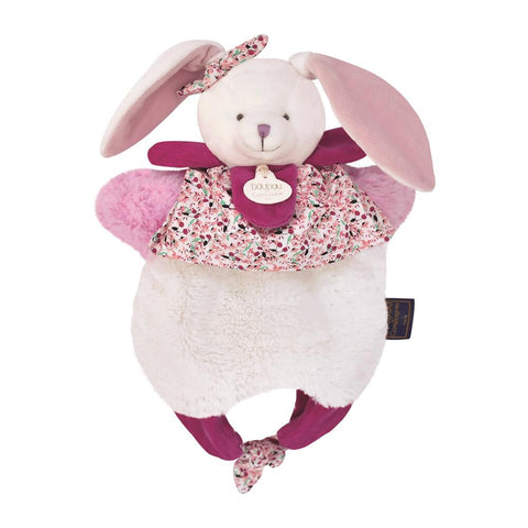 DOUDOU - Amusette Królik Kocyk Bezpieczeństwa - Przytul się w Miękkości! 🐰💖✨