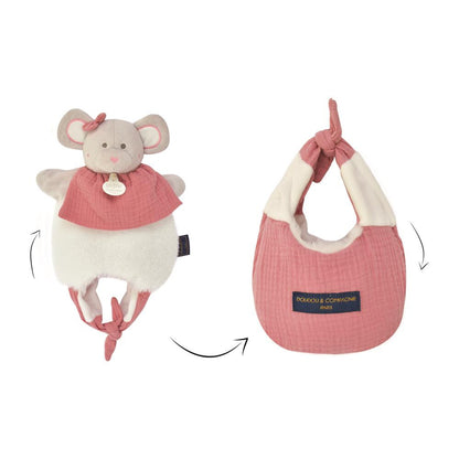 DOUDOU - Couverture en souris et sac à main - Cuddle et Jouez ! 🐭✨