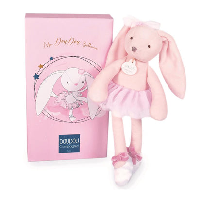 DOUDOU - Lapin Ballerine - 30cm Jouet Doux - Adorable & Douillet 🐇💞