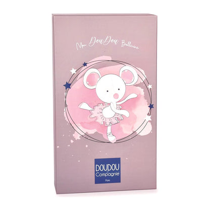 DOUDOU - Ballerina Mouse - Enchanting Gift for Dance Lovers! 🐭🎁