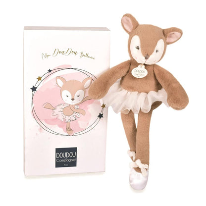 DOUDOU - Danseuse Cerf - Compagnon de Câlin Délicieux pour les Petits 🦌💖