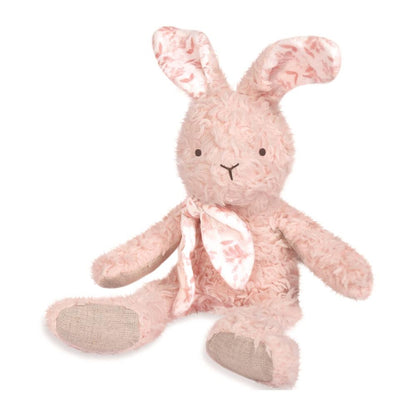 DOUDOU - Ekologisk Rosa Hare - 🌸 Bedårande 10" Kramvänlig Kanin - Perfekt för Mys! 🐾💕