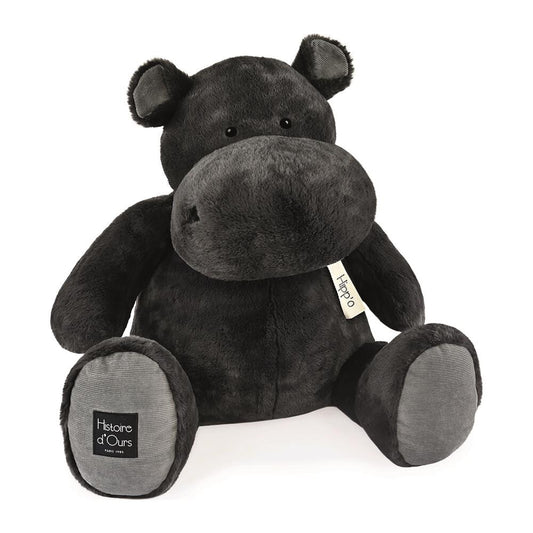 DOUDOU - Hipopótamo Antracita 85cm - Mimos Acogedores para Tu Pequeño! 🦛✨