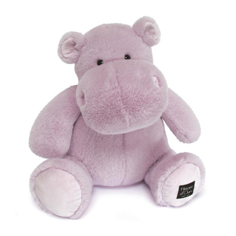 DOUDOU - Lilac Hippo Plush 40cm - Cuddle Bliss! 🦛💜