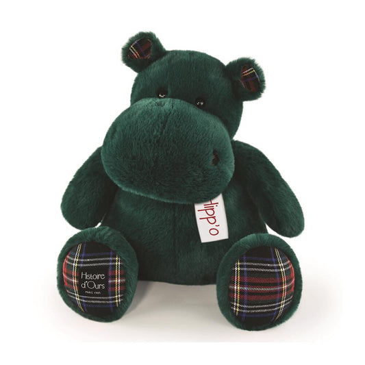 DOUDOU - Hippo Pine Green 40cm - Klem deg opp med sjarmerende komfort! 🦛💚