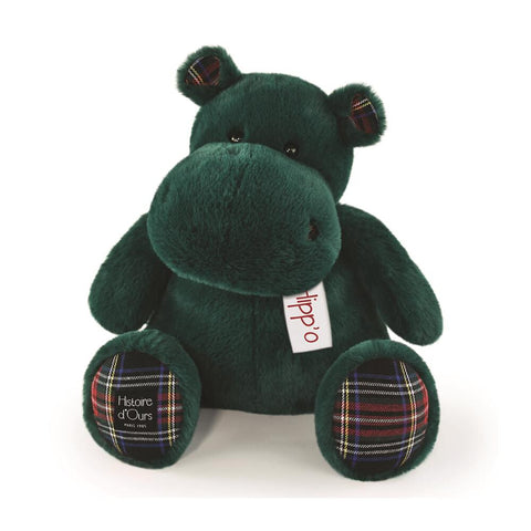 DOUDOU - Hippo Pine Green 40cm - Knuffel in met Schattige Comfort! 🦛💚