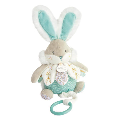 DOUDOU - Muzykakowa Króliczka, Almond 20cm - Słodkie Melodie i Urokliwość 🐰🎶✨