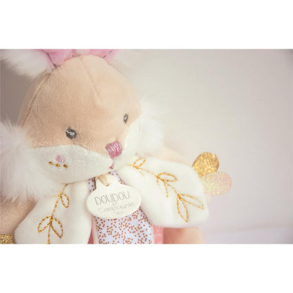 DOUDOU - Boîte à musique Lapin, Rose 20cm - Mélodies Envoûtantes pour de Douces Rêveries 🐰🎶