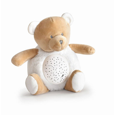 DOUDOU - Natlys Bamse 20cm - Blød Glød til Søde Drømme 🌙🐻✨