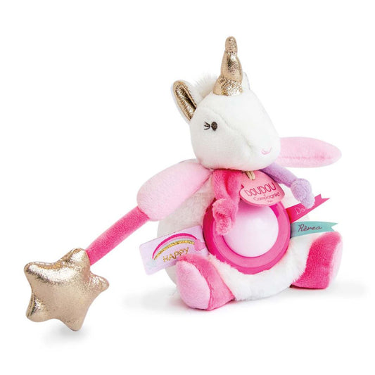 DOUDOU - Nachtlamp Eenhoorn 20cm - Magische Glans voor Zoete Dromen! 🦄✨🌙