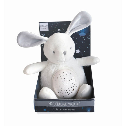 DOUDOU - Lámpara Nocturna Conejo 20cm - ¡Ilumina Tu Espacio con Encanto Adorable! 🐰💡✨