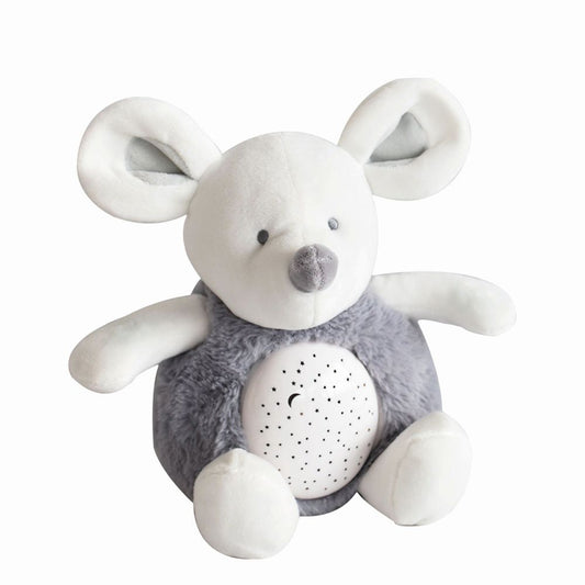 DOUDOU - Nachtlicht Muis 20cm - Perfecte Zachte Gloed voor Zoete Dromen 🌙✨