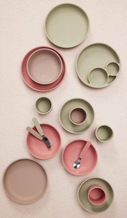 FILIBABBA - Silikon Geschirr Set - Haltbar & Stilvoll 🍽️🌿