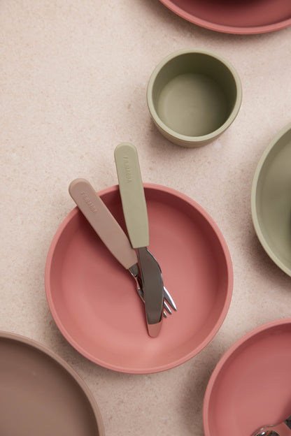 FILIBABBA - Ensemble de fourchettes en silicone (pack de 3) - Parfait pour les petits mangeurs 🍴✨