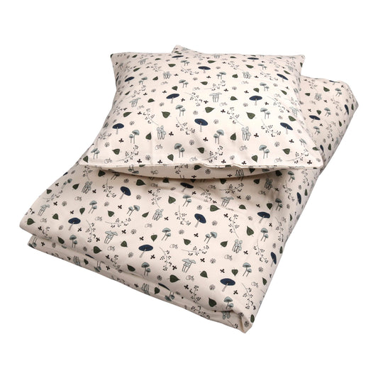 FILIBABBA - Junior Sängkläder Set GOTS - Mysiga Skogsdrömmar 🌿💤