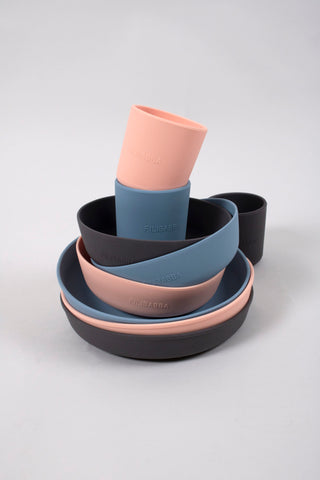 FILIBABBA - Silicone Servieset - Perfect voor Kleine Handjes! 🍽️🌈
