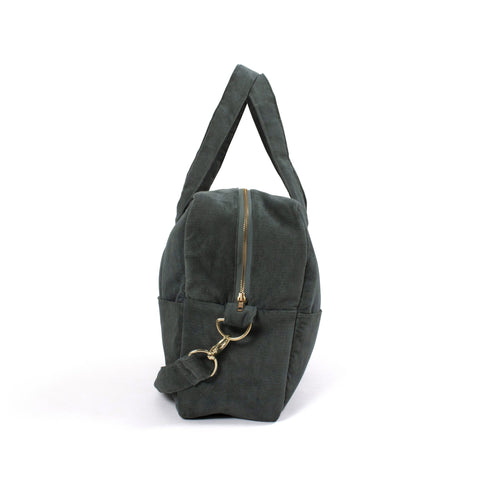 FILIBABBA - Cord Mommy Bag i Pine Green - Rymlig & Stilren 🌿