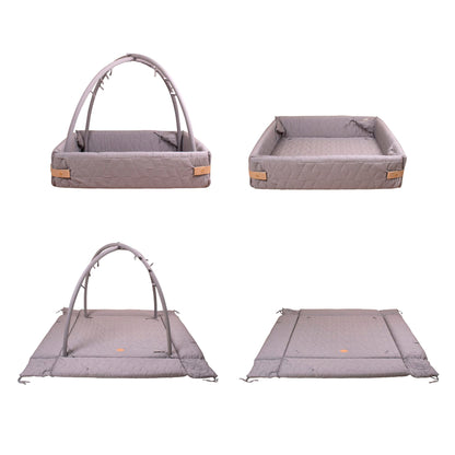 FILIBABBA - Activiteit Nest Zachte Deken Donker Grijs - Gezellig & Veelzijdig 🌿✨