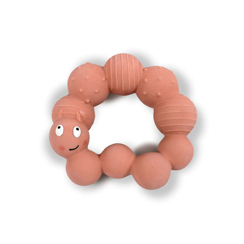 FILIBABBA - Lily the Larva Teether - Natural Comfort for Babies 🐛✨