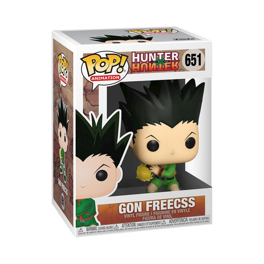 Funko - Figura POP de Animación Gon Freecss - ¡La Aventura Te Espera! 🎨✨