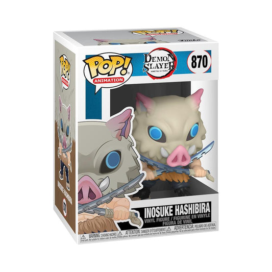 Funko - Figura de Inosuke Hashibira de Demon Slayer - ¡La coleccionable frescura te espera! 🐗🌟