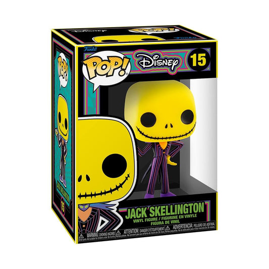 Funko - POP Disney Jack Skellington Zwarte Licht - Spookachtige Glim! 🎃✨