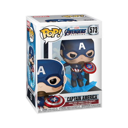 Funko - POP Marvel Endgame Captain America Bobblehead - Heroïsche Icoon! 🛡️✨