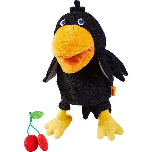 HABA - Hand puppet raven Theo - 🖤 A whimsical friend for imaginative play!