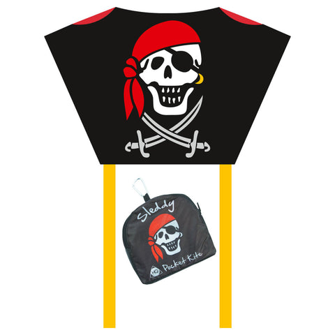 HQ Invento - Drachen Sleddy Jolly Roger Kite 🏴‍☠️ High Quality and Fun! 😎