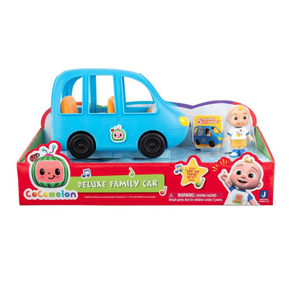 Jazwares - CoComelon Deluxe Family Car - ¡Divertidas aventuras te esperan! 🚗✨