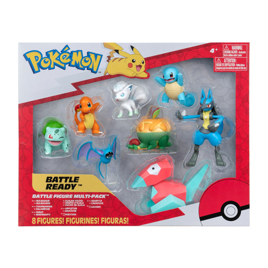 Jazwares - Pokémon Kamp Figurer 8-Pak - Episk Duell Venter! ⚔️✨🎉