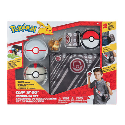 Jazwares - Pokémon Clip N Go Bandolier Set - Fånga dem alla! ⚡️🌟