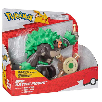 Jazwares - Pokémon Epische Figur Rillaboom - Rocke dein Abenteuer! 🥁✨