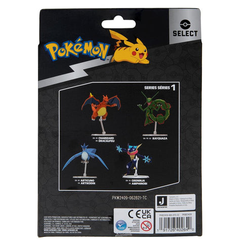 Jazwares - Pokémon Seleziona Figura Quajutsu - Cattura l'Essenza! ⚡️🐸