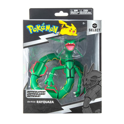 Jazwares - Pokémon Select Figure Rayquaza 🌟 Epic Sky Dragon Awakens! ⚡🐉