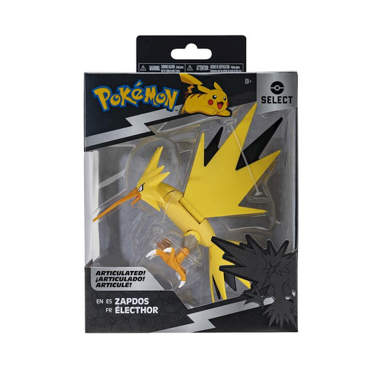 Jazwares - Pokémon Zapdos Select Figur - Slipp løs tordnende spenning! ⚡️✨