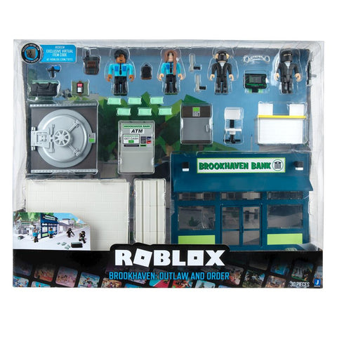 Jazwares - Roblox DX Ігровий Набір Brookhaven Правопорядок і Безлад - Захоплююча Пригода Чекає! 🎮🔫🚔