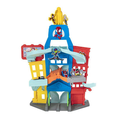 Jazwares - Spidey Métaux Incroyables Ensemble de Piste de Ville - Aventure Ultime ! 🕷️🏙️