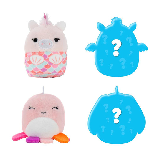 Jazwares - Squishville Místico 4-Pack - ¡Divertido Squishy Adorable Te Espera! 🌈✨