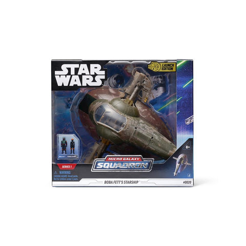 Jazwares - Star Wars Véhicule Deluxe Starship de Boba Fett - Édition Ultime du Collectionneur ! 🌌🛸