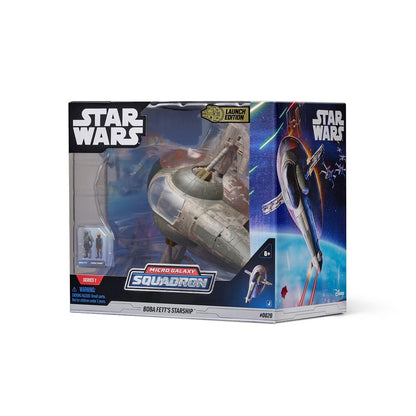 Jazwares - Star Wars Veículo de Luxo A Nave Estelar de Boba Fett - Edição de Colecionador Definitiva! 🌌🛸