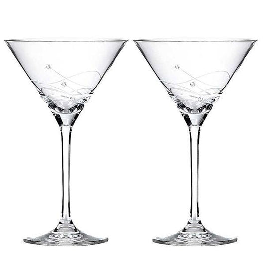 MATRIVO Clio Cocktail Glass with Swarovski Crystals - Set of 2 Pieces - AlpsDiscovery