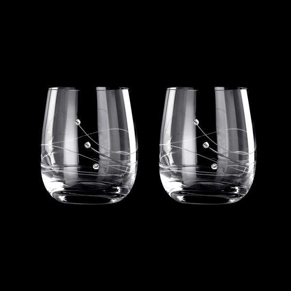 MATRIVO Clio Tumblers with Swarovski Crystals - Set of 2 Pieces - AlpsDiscovery