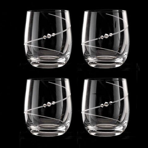 MATRIVO New Pen Tumbler with Swarovski Crystals - Set of 4 Pieces - AlpsDiscovery