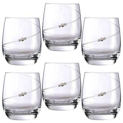 MATRIVO New Pen Tumbler with Swarovski Crystals - Set of 6 Pieces - AlpsDiscovery